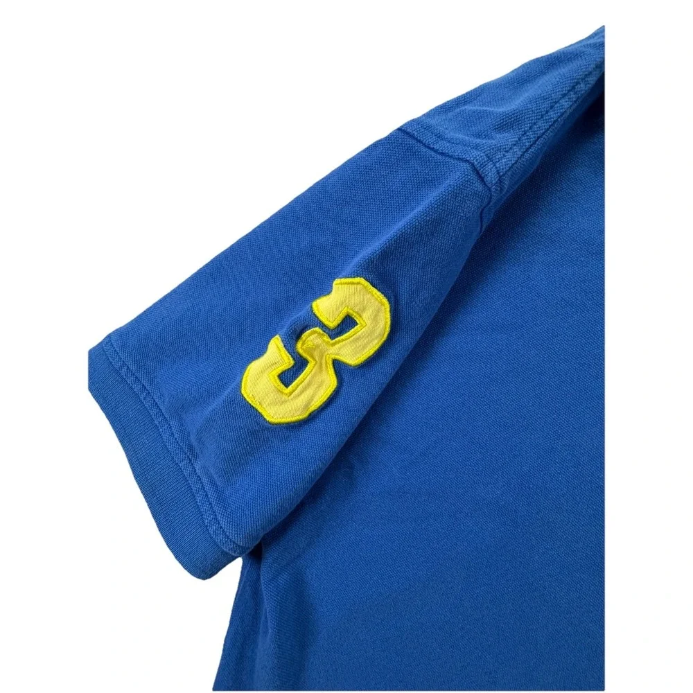 US Polo Assn Mens Blue Short Sleeve Polo Size Large Preppy Golf Classic Casual - Picture 7 of 7